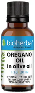 Ulei de oregano în ulei de măsline, 20 ml, Bioherba