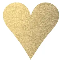 Suport pentru farfurii din piele ecologică 30x30 cm Heart Hippo – LIND DNA