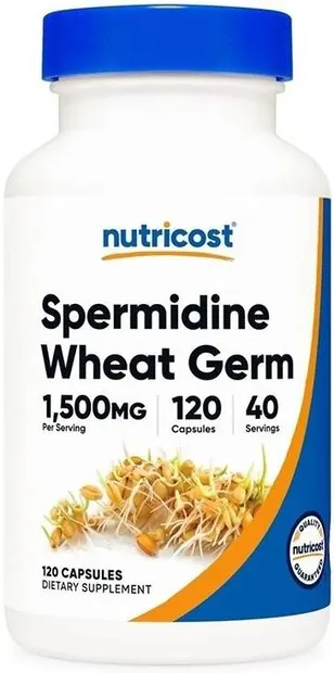 Spermidine Wheat Germ, 1500 mg, 120 capsule, Nutricost