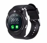 Ceas Smartwatch V8 cu functie apelare SMS camera Bluetooth Android Negru