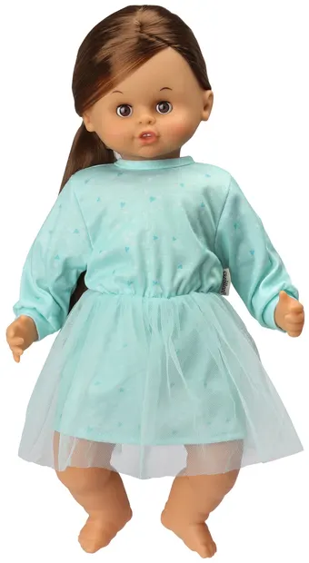 Păpușă vorbitoare Skrallan - Cu rochie albastra, 45 cm