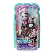 Set papusa cu animalut, Sage Skunk & Caper, Enchantimals