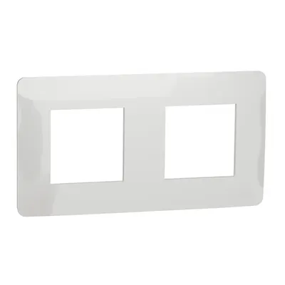 Placa ornament 2+2 module Alb NEw Unica