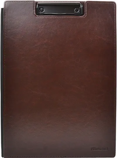 Clipboard cu capac OfBox - A4, maro