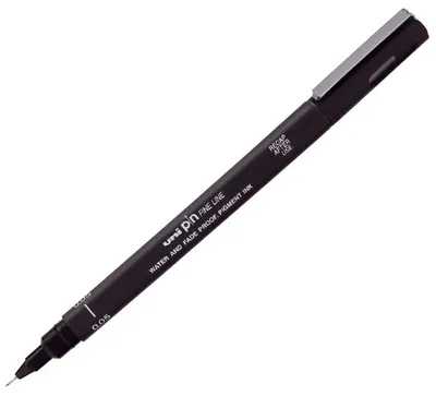 Liner Uniball Pin Fine – Negru, 0.8 mm