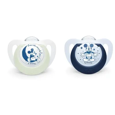 Set 2 suzete Nuk Disney Mickey Night and Day 6-18 luni