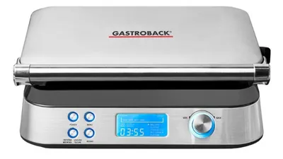 Aparat de vafe Gastroback - Advanced Control, 1600W, oțel inoxidabil