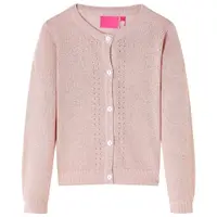 Gossi cardigan pentru copii tricotat, roz deschis, 92
