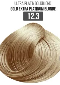 Vopsea Profesionala Cu Amoniac Redus EVOQUE Milk Therapy 100 ml - 12.3 Gold Extra Platinum Blonde - Cu Tehnologie Lipid Micro Emulsion
