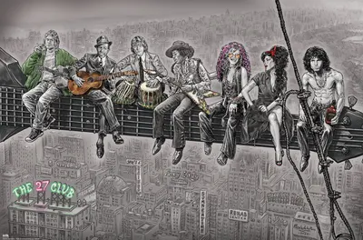Poster Erik Music: Rock Legends - The 27 Club