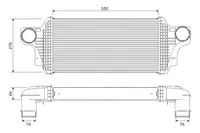 Compresor intercooler potrivit MERCEDES GL (X164), M (W164) 3.0D 4.0D 07.05-08.12