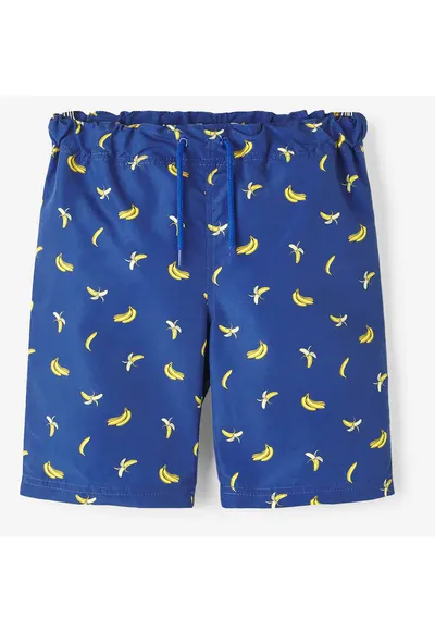 Pantaloni scurti de baie cu model cu banane