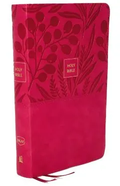 Nkjv, Reference Bible, Personal Size Large Print, Leathersoft, Pink, Red Letter Edition, Comfort Print: Holy Bible, New King James Version