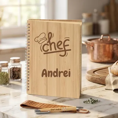 Set Caiet si pix personalizat -Chef