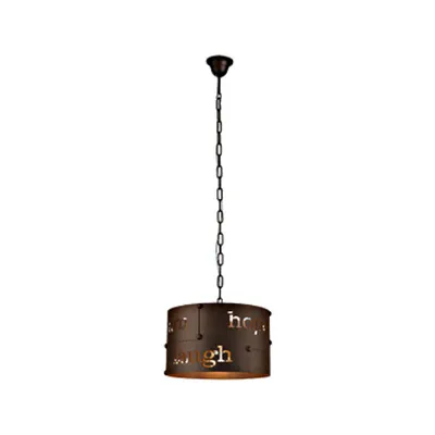 ET Pendelkette Coldingham Pro 60W rust-brown IP20