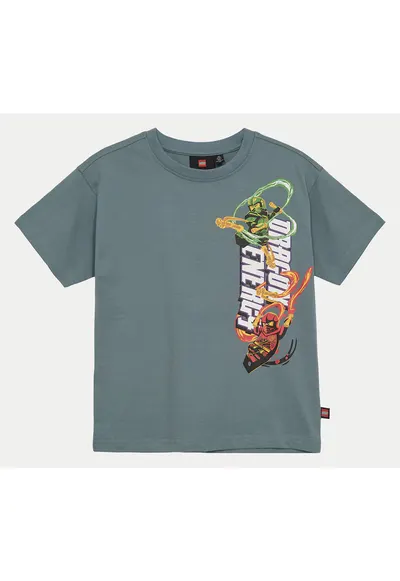Tricou baieti 12011428 - Bumbac organic - Verde - Verde