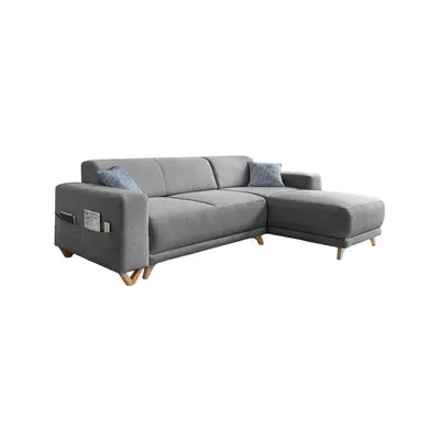 Colțar gri extensibil/cu spațiu de depozitare Classy Sophie – Miuform
