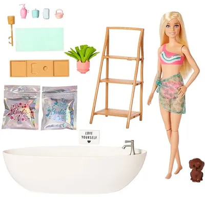Set Barbie - Păpușă cu cadă