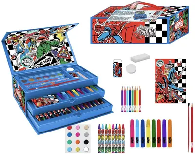 Set de desen Cerda Avengers - Într-o servietă pe 3 nivele