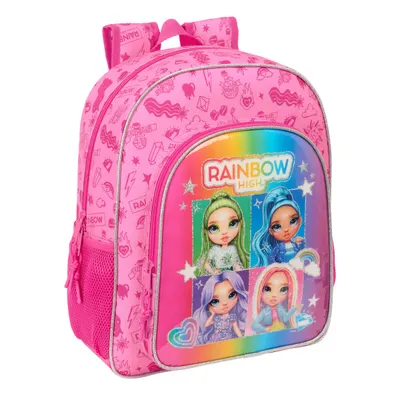 Ghiozdan Rainbow High Shine Multicolor