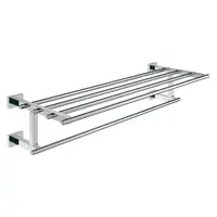 Suport prosop Grohe Essentials Cube, 60 cm, fixare ascunsa, Crom