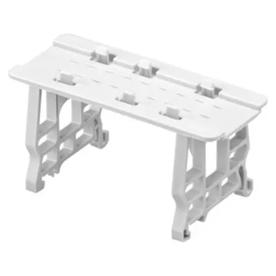 Support For Fixing Terminal Blocks With Plate Tightening On din Rail
