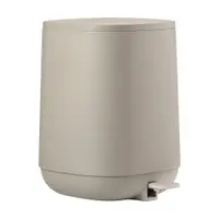 Coș de gunoi gri deschis cu pedală din plastic 3 l Time – Zone
