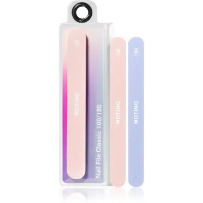 Notino Nail Tools Nail File Classic pilă de unghii clasică cu două straturi aspre Classic 100/180 1 buc