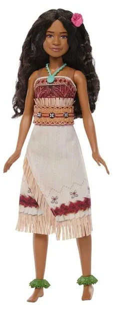 Păpușă Disney Princess - Vaiana, cu rochie tematică interschimbabilă și 5 accesorii