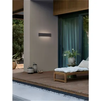 Aplica LUNA Nisipiu Negru Concrete LED 11 Wat 100-265Volt 644Lm 3000K IP65