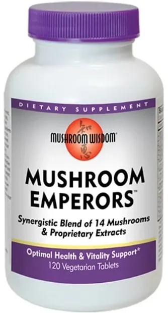 Mushroom Emperors, 120 tablete, Mushroom Wisdom