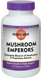 Mushroom Emperors, 120 tablete, Mushroom Wisdom