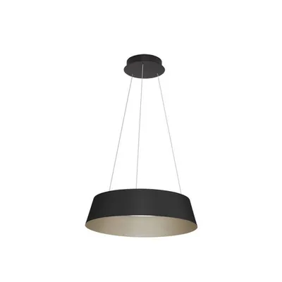 Lampa suspendata ALBA Nisipiu Negru Aluminiu Outside Champaign Auriu Inside LED 50 Wat 230V 2196Lm 3000K IP20