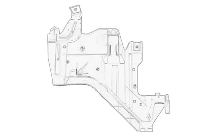 Suport far Fata Dreapta potrivit AUDI A4 ALLROAD B8, A4 B8 1.8-3.2 2007-2016
