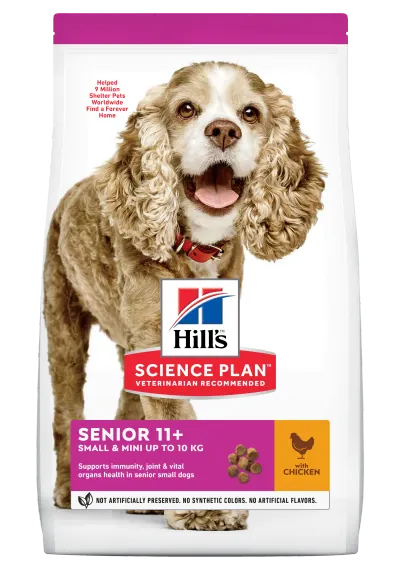Hrana uscata caini, Hill's Science Plan Canine Senior Small and Mini Chicken, 1.5 kg