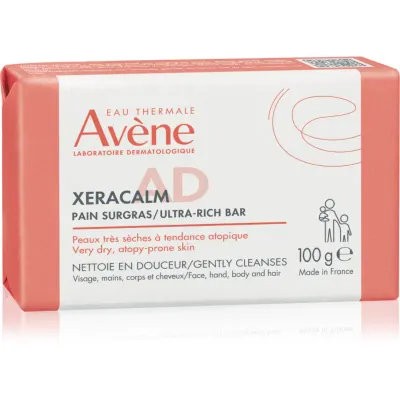 Avène XeraCalm A.D. Ultra-Rich Bar cub de spălare ultra hrănitor pentru piele uscata spre atopica 100 g
