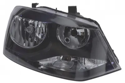 Far dreapta (H7 H7, electric, cu motor, culoare insert: negru) potrivit VW POLO V 6C 05.14-09.17