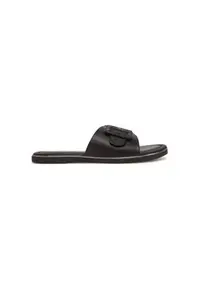 Slapi dama - 2-27107-44 - Piele naturala - Negru