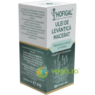 Ulei de Levantica Macerat 60cps
