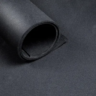 Pardoseală sportivă 12 mm neagră - 1,25 m lățime - pe metru liniar
