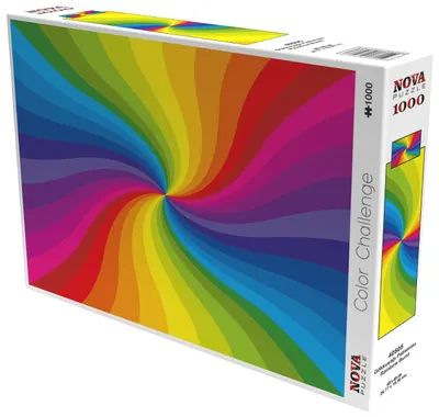 Puzzle Nova puzzle din 1000 piese - Explozie de curcubeu