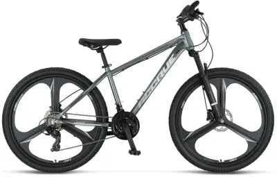 Bicicleta MTB Umit Accrue, cadru 20 , gri alb, roata 29 , cadru aluminiu, frana disc hidraulic, 2026