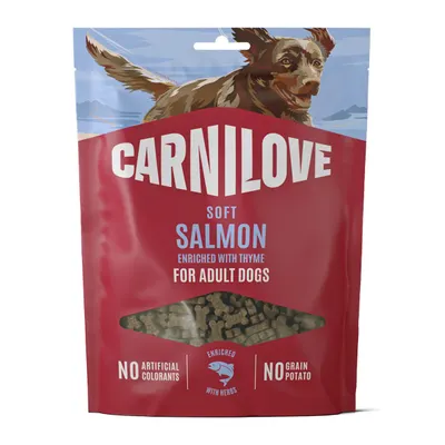 Carnilove Dog Soft Snack Salmon & Thyme Small Bite 200 g