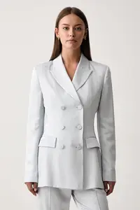 Trussardi sacou cu două rânduri de nasturi pentru femei din vâscoză