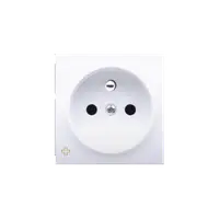 Carcasa pentru priza simpla, antibacterial, alb