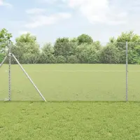 vidaXL Fixare pentru gard hexagonal 50 x 1,4 m Oțel Galvanizat Plasă