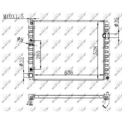 Radiator, racire motor NRF 59147