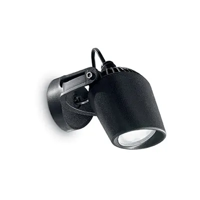 Aplica de exterior Minitommy, 1 bec LED, dulie GU10, L:122 mm, H:127 mm, Negru