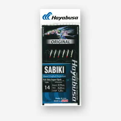 HAYABUSA Sabiki Fish Skin Super Flash T14 mitralieră