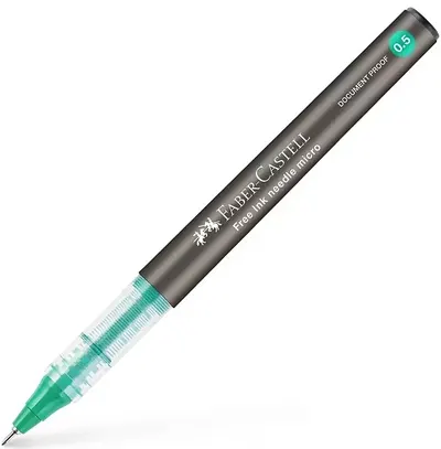 Stolou rolă Faber-Castell Free Ink Needle - 0.5 mm, verde